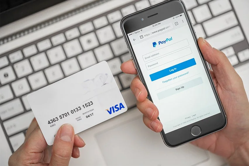 set up a PayPal account to receive money
